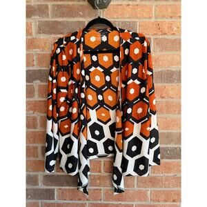 Investments Petites Orange Light Polyester Cardigan Size PXL NWT